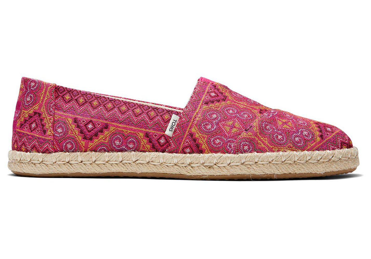 Toms Alpargata Rope Espadrille Pink - Womens - 20785-UQTE